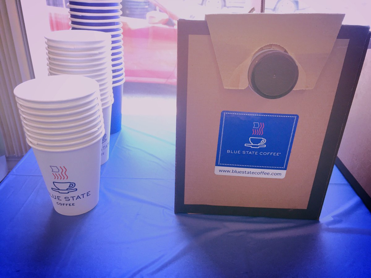 Thank you to @bluestatecoffee for continuing to support the Refugee and Immigrant Assistance Center! The German delegation visiting our office yesterday greatly enjoyed the local coffee!
