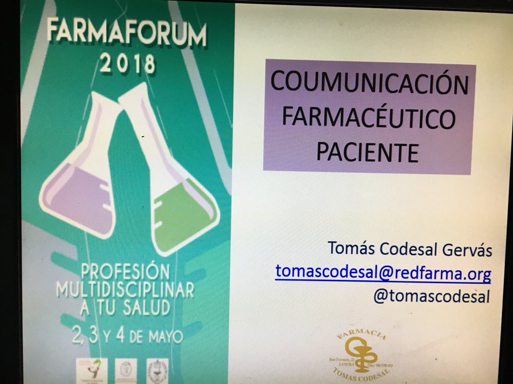 tomascodesal's tweet photo. Hoy con los alumnos de #FarmaForum2018 en el taller 👉👉 concurso de #AtencionFarmaceutica. @AsefSalamanca @DeleFarmaUSAL @usal @FFarmaciaUSAL https://t.co/fDfBSp7jrZ https://t.co/6Hr1amifhI