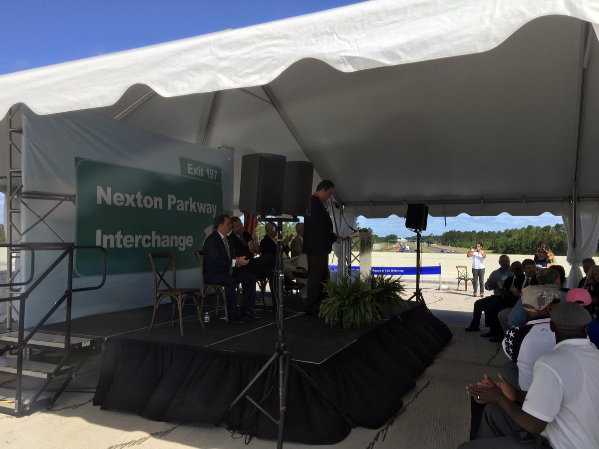 NAICharleston's tweet photo. We are excited to be present at the grand opening of the long-anticipated #Nexton Interchange off of I-26. This new "Gateway to Summerville" will provide @NextonSC &amp; #CaneBay residents with an alternate route home.  https://t.co/n3wxJh8cN1 https://t.co/ofKE2kcCYh