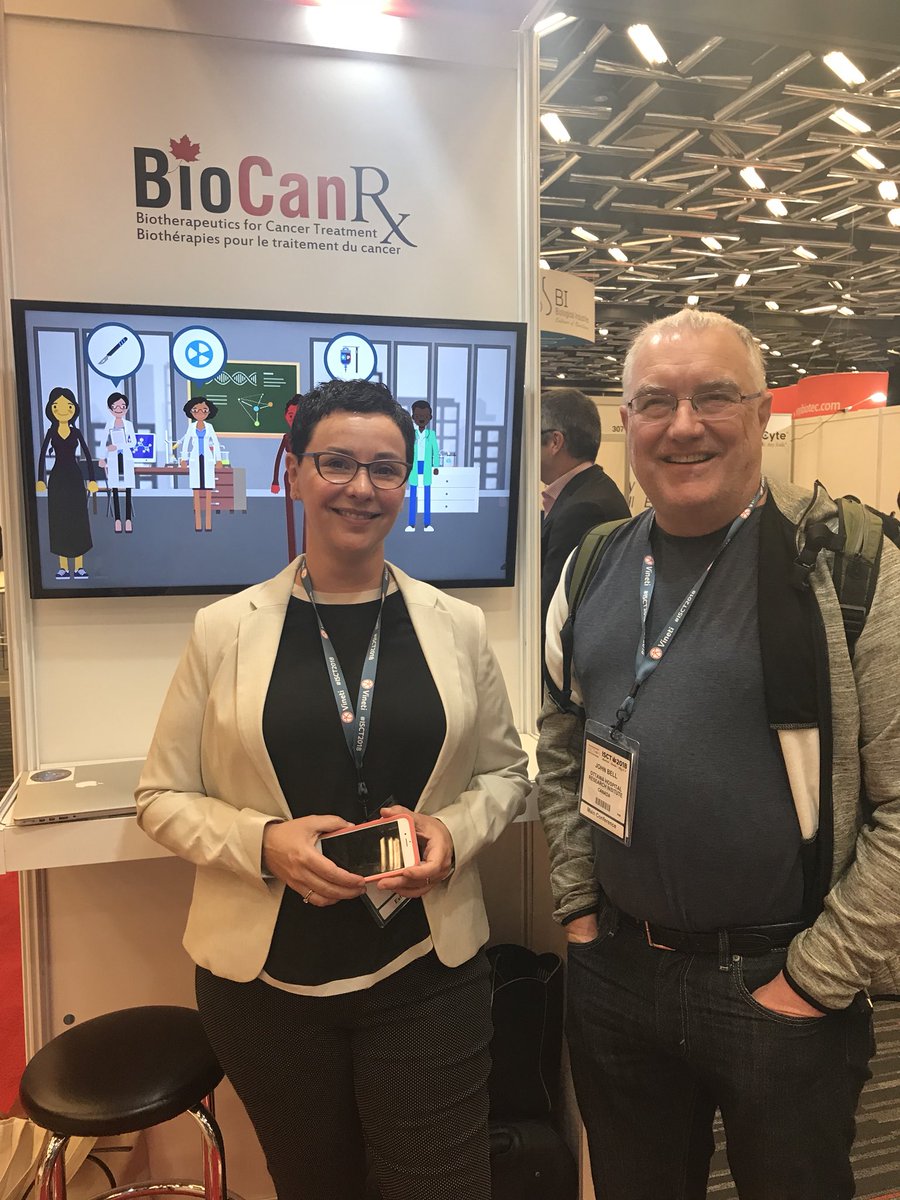 Stop by the #BioCanRx exhibit in the Canadian Pavillion at #ISCT2018 and learn how we are translating novel cancer therapies into clinical trials.