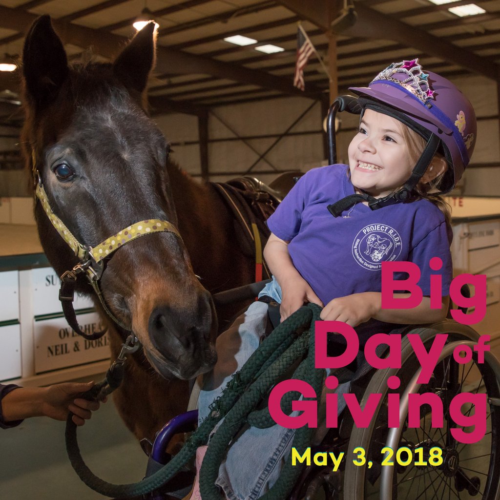 GOOD MORNING EVERYONE! It's finally here!! The BIG DAY OF GIVING! This is an amazing opportunity to help out! Project R.I.D.E is once again proud to be joining this event. Donate to your favorite nonprofits and be a part of this journey that has raised more than $23 million.