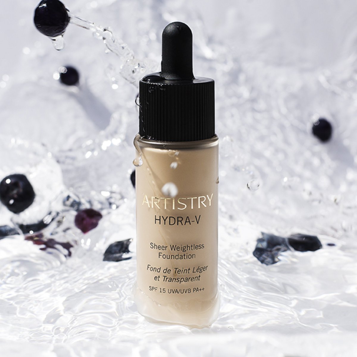 ArtistryUS's tweet photo. ¡6 DÍAS! La innovadora base Hydra-V Sheer Weightless (con SPF 15) ya casi está aquí. La base liviana a base de agua combina la hidratación Hydra-V que amas en una cobertura perfecta de pura a mediana para el verano 💧☀️💧 5.9.18 #ArtistryCosmetics #HydraV https://t.co/p7Y8ZyqONT
