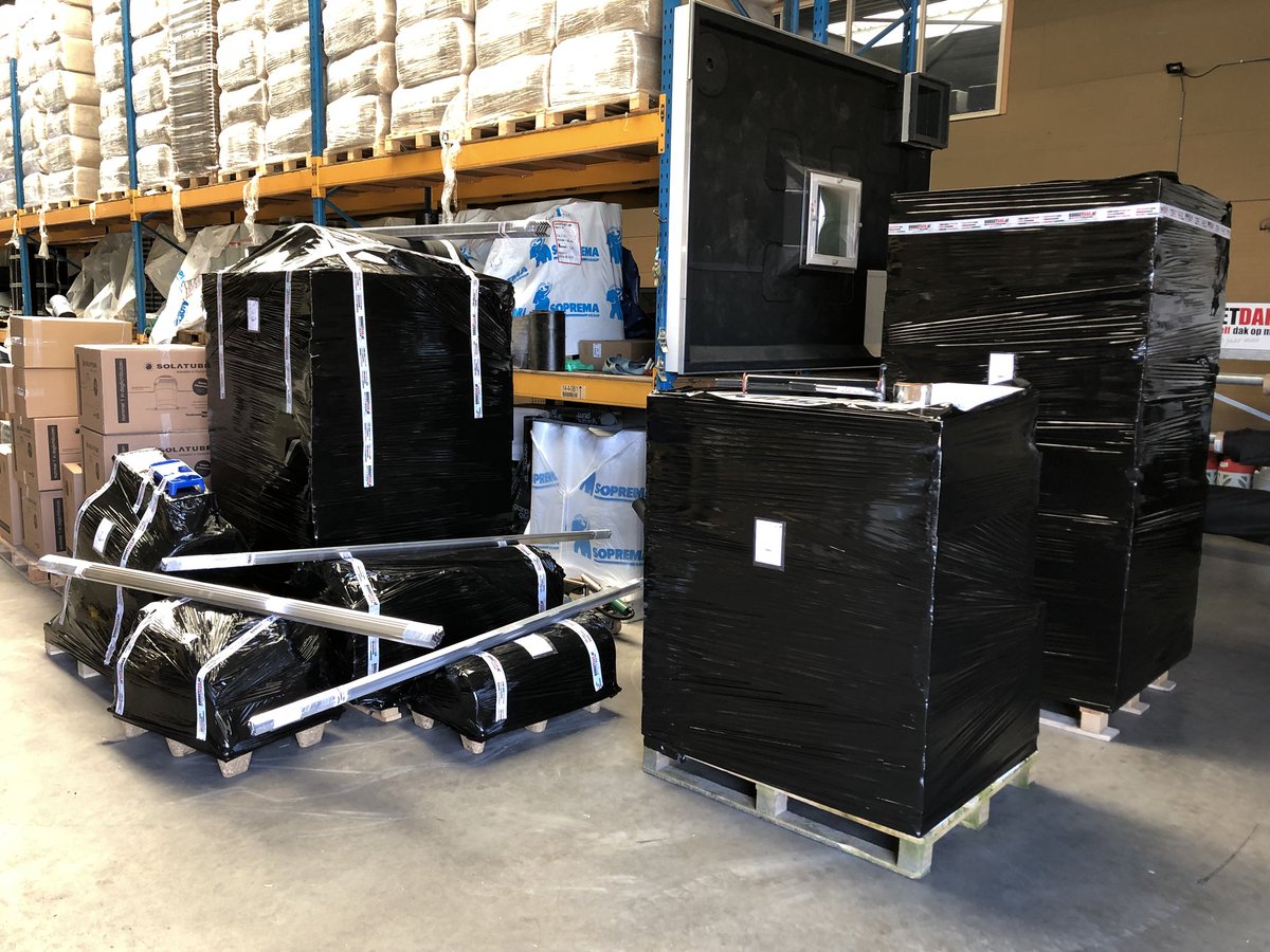 Budgetdaknl's tweet photo. Nog meer kant en klare dakpaketten met #EPDM #dakbedekking klaar voor aflevering https://t.co/H8IZ7k3VWj
