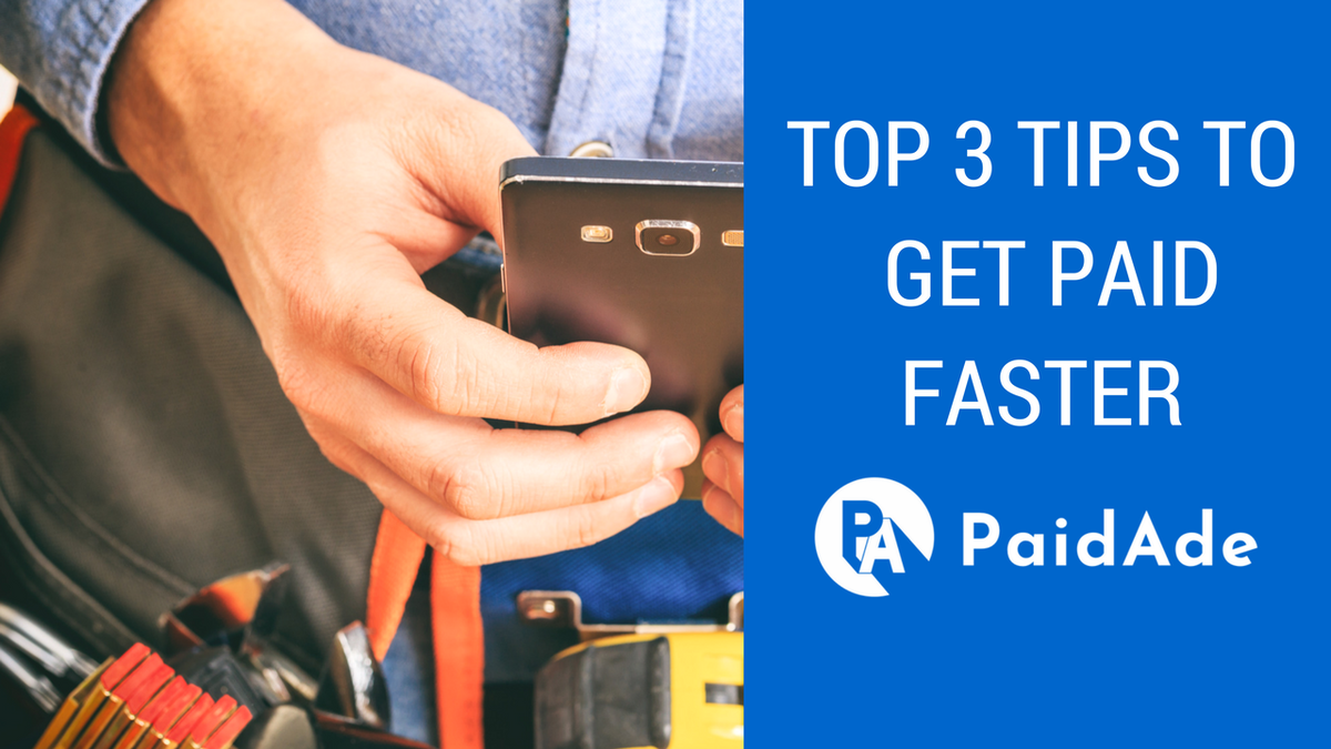 tradesconnect1's tweet photo. 3 Top Tips to Get Paid Faster - Latest Guest Blog by @paidadeapp   https://t.co/9N8stXe8tP #blog #payment #blogger #guestblog #finance https://t.co/kBumMkQMKP