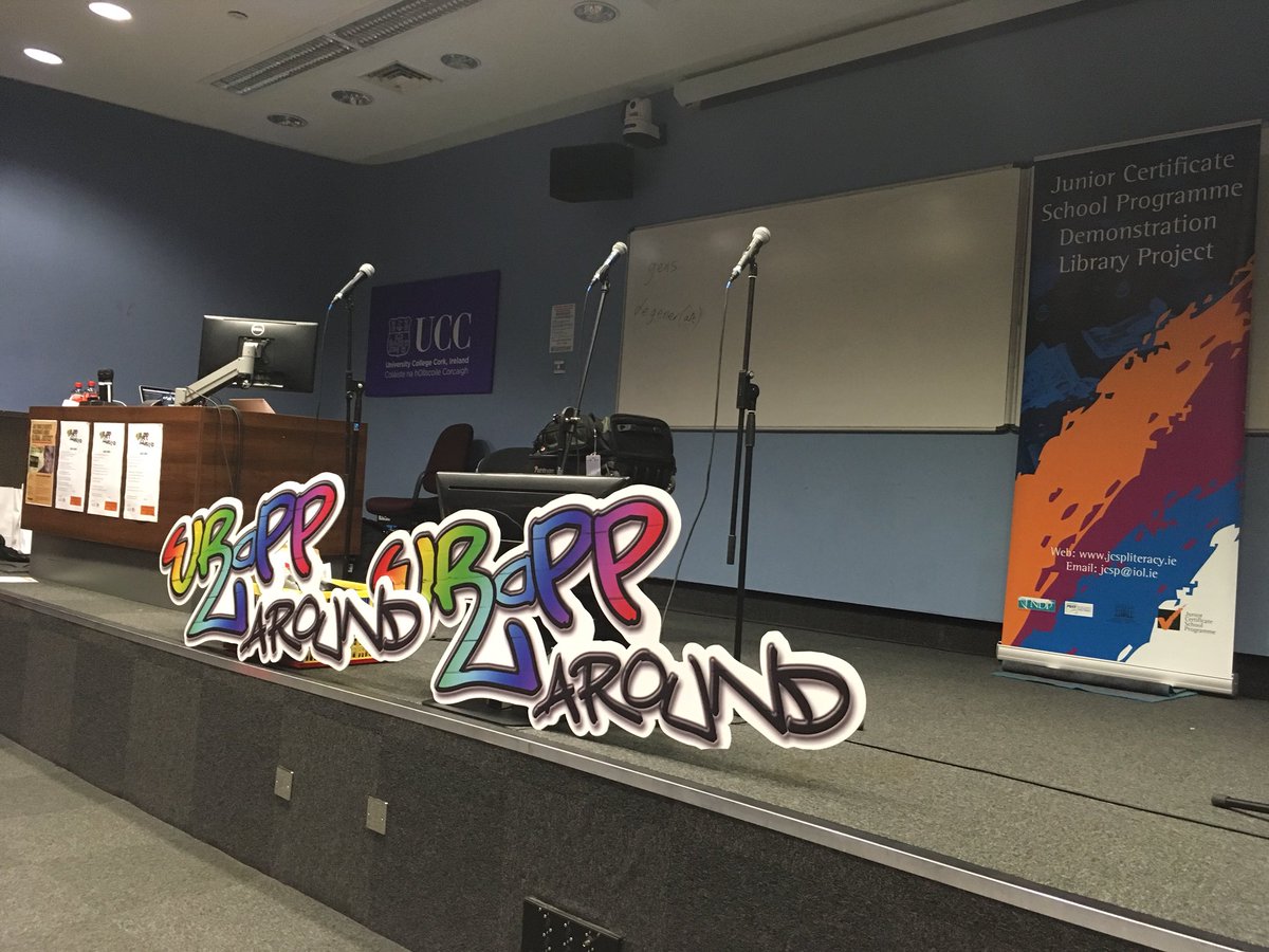 jcsplibraries's tweet image. Ready to go for our #WRaPParound event in UCC.