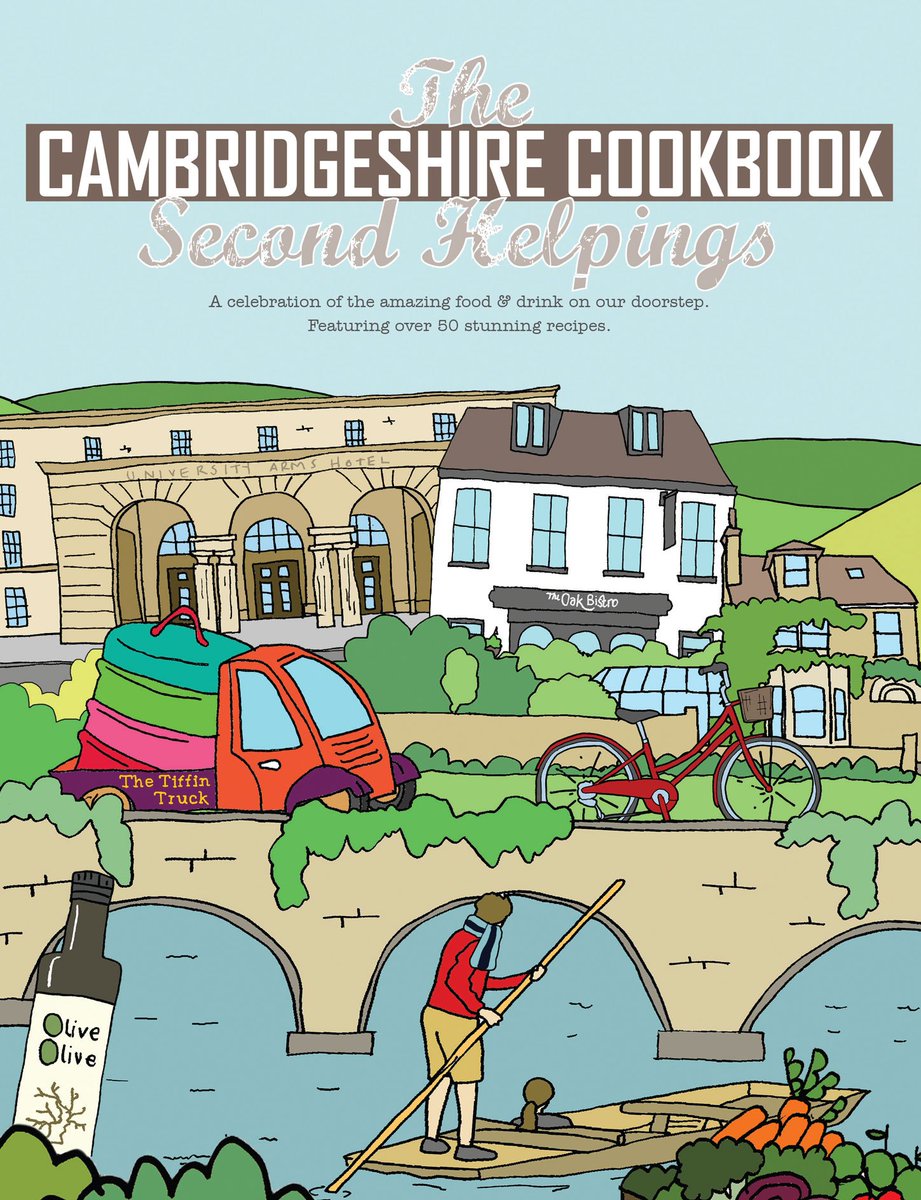 So nice we did it twice! Proudly presenting the brand-new cover for our latest release #Cambridgeshire Cook Book: Second Helpings. With over 50 new recipes to tickle your taste buds, get excited for the release of Second Helpings this June!