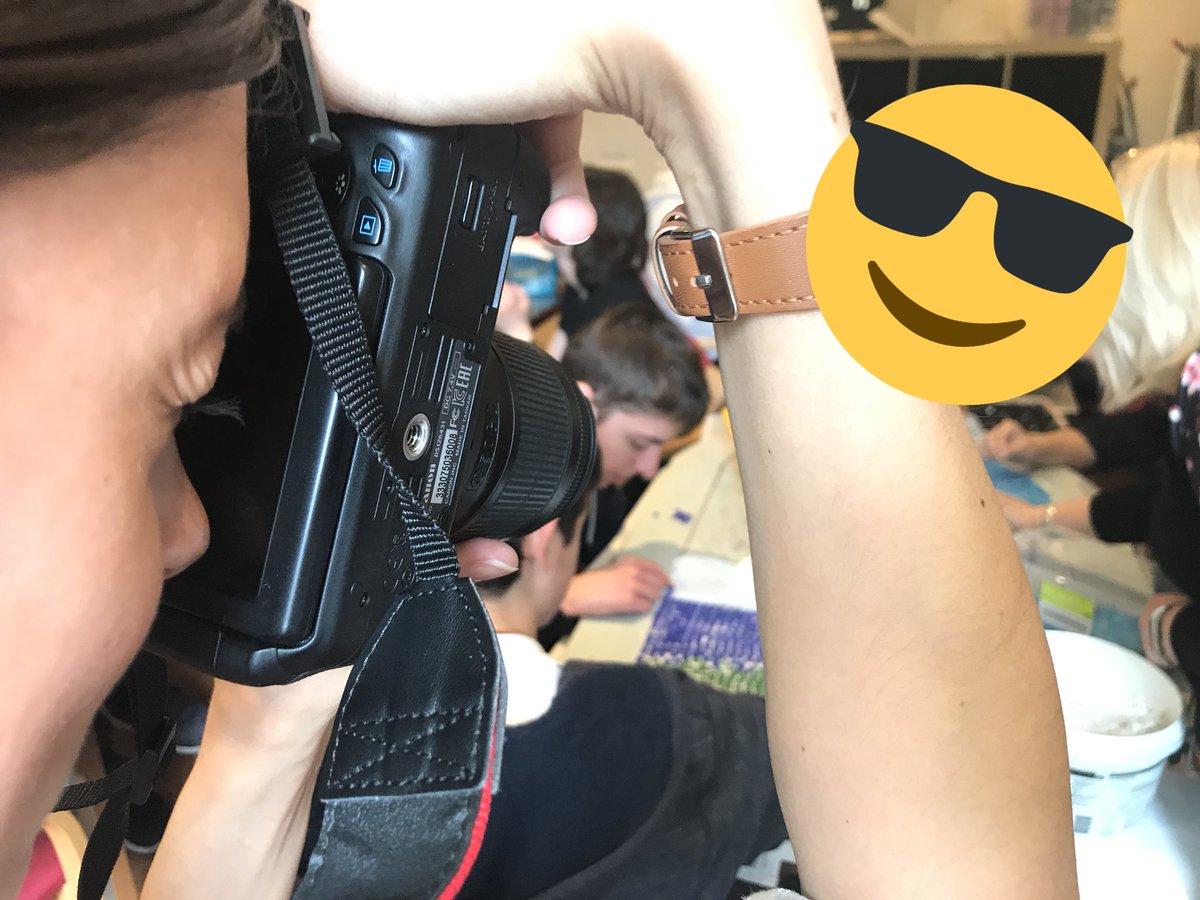 Trinity_S_C's tweet photo. Mrs May, one of our resident photographers photographing Cooling class... @CavendishEdu https://t.co/J5zAXGUJDX