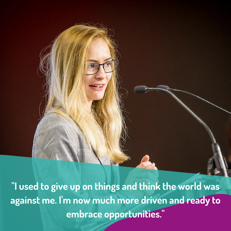 CareerReadyUK's tweet photo. Great story by Kiara from @ElginHighHT, our @LeidosInc UK Student of the Year and all-round amazing young woman,  on how her mentor + internship at @TheMorayCouncil  transformed her life 👉  https://t.co/DozoIZV2ad #YoYP2018 https://t.co/leDRh5lQ7Z