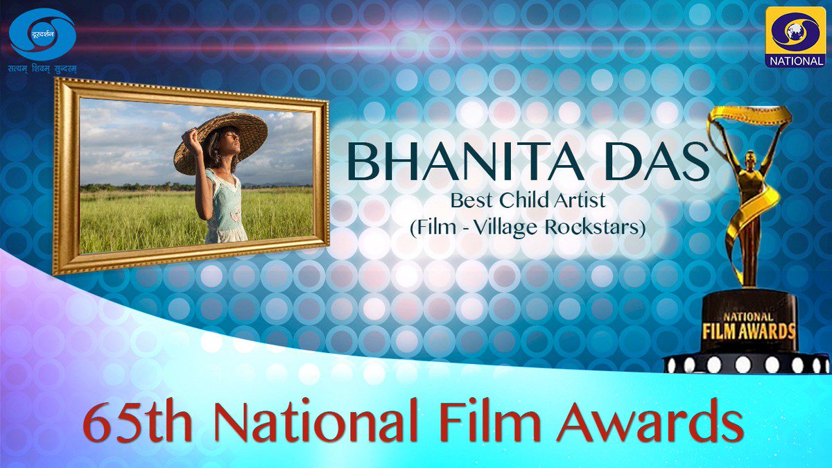 DDKisanChannel's tweet photo. 65th #NationalFilmAwardsOnDD 
Best Child Artist- #BhanitaDas https://t.co/fOckKxqOQo