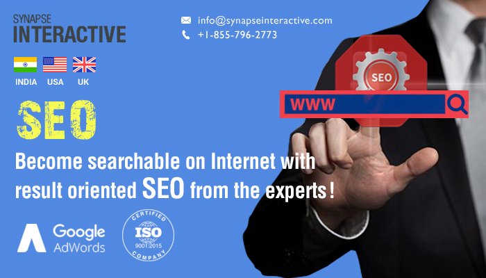 SynapseInteractive is a reputed name among businesses requiring result-oriented SEO services in India. Our team of SEO professionals brings along the right experience and expertise to help you outshine your competitors. #SEO_Agency