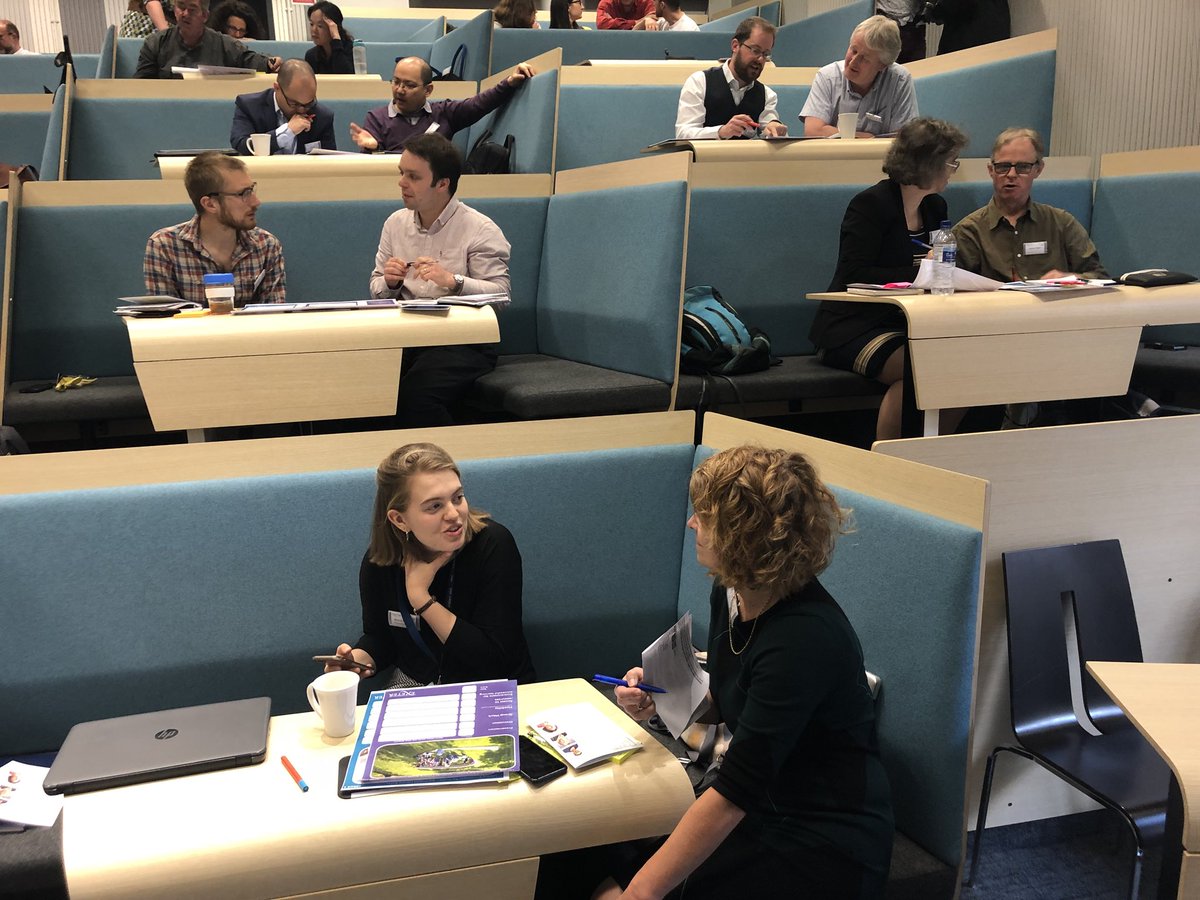 UoEEduInc's tweet photo. Pictured here are @curiousways @MFGeog @ExeEducation and @sueprince discussing there ideas about different #learning spaces here @UniofExeter #spacesexeter https://t.co/I2Yu80KrVD