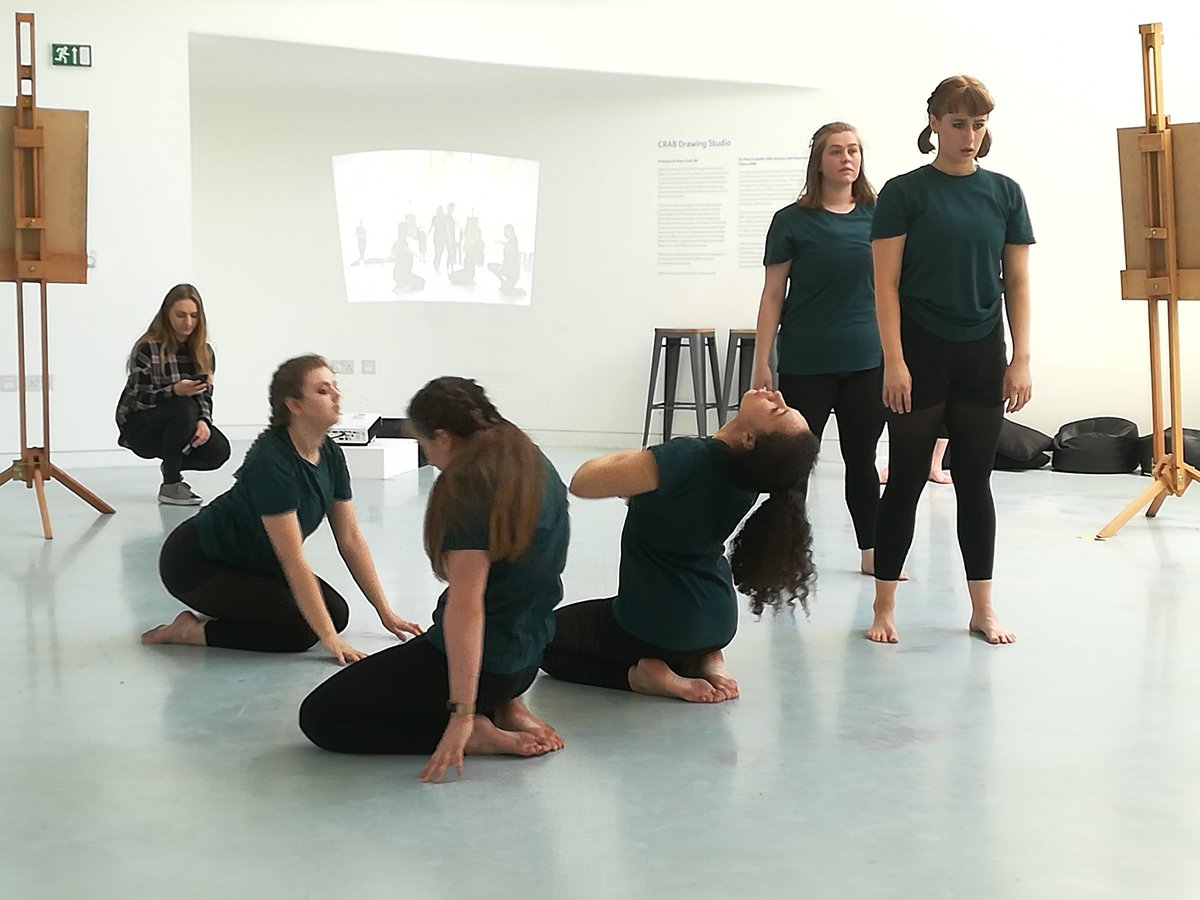 WakeyWakeyARTS's tweet photo. Dropped into #adayofdanceAUB on this sunny Thurs morning. A dedicated rotation of performance/improvisation until 2pm! @AUBdance #creativecampus #BAdance #dance @PDSW_org https://t.co/O8D3rUissN