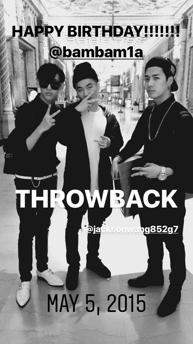 Got7 France Got7forever Vrac 03 05 18 Bambam Et Jackson Apparaissent Dans Une Story Instagram De In A Coma Trad Joyeux Anniversaire Bambam1a Retour En Arriere Jacksonwang852g7 5 Mai 15 T Co 4jdruu1sdi