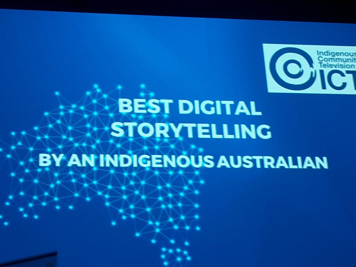 suzri's tweet photo. Barayamal receive the Best Digital Storytelling by an Indigenous Australian #cuawards2018 https://t.co/ScQrAArPK8