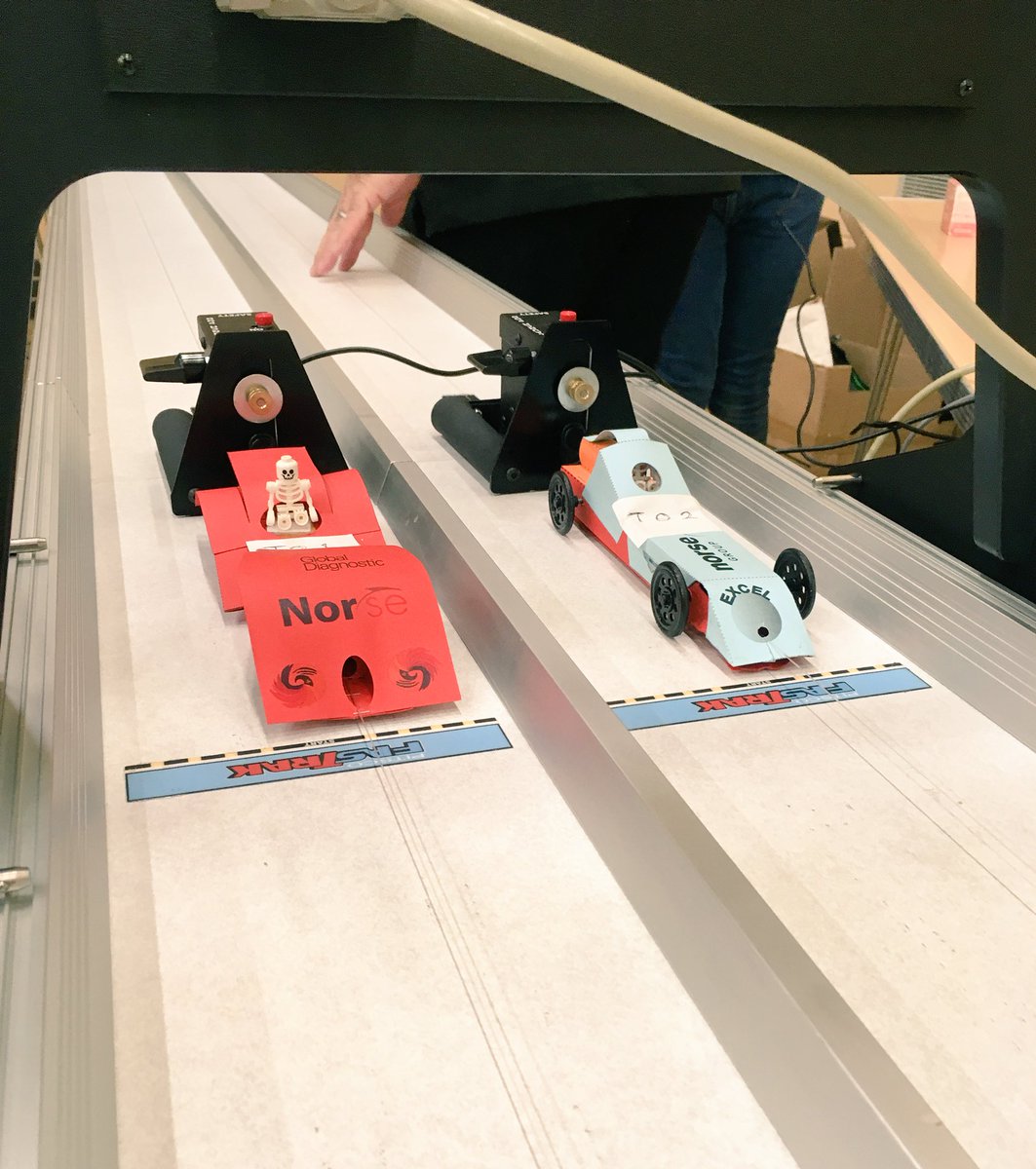 It’s racing time here at The F1 in Schools Regional Finals today with Falcon Junior School - good luck teams!!