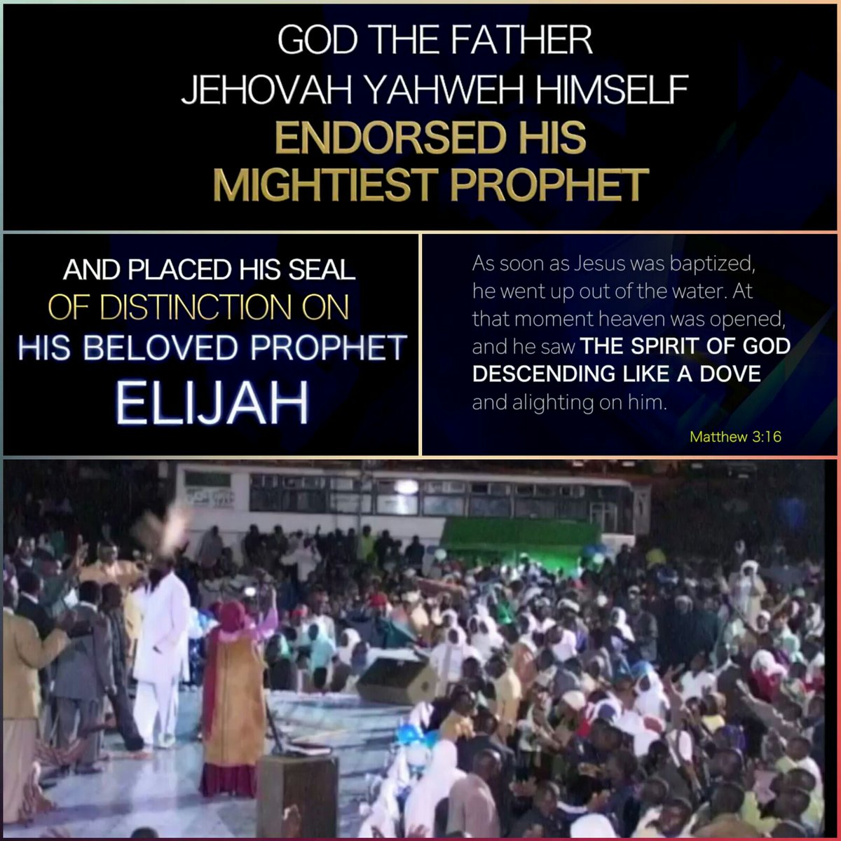 KetiliBomori's tweet image. (Eccl 3:1 [NET])
​​​​​For everything there is an appointed time, ​​​​​​and an appropriate time for every activity on earth:
youtube.com/watch?v=Df0O3f…
Right now is the time for preparing and one day it will materialize.

 #TheHolySpiritDescends @FWCcolombia @FaithNewsCOG