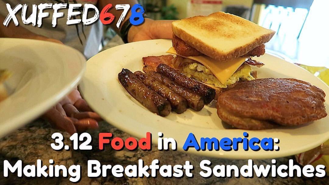 Xuffed678's tweet photo. NEW EPISODE of #Xuffed678โผ๏ธ
3.12 Food in America: Making Breakfast Sandwiches
โก๏ธ https://t.co/1Q2iYGrwwX
Blog: https://t.co/o4ZwFqRTh9
.
.
Join us for a delicious meal!
#Season3 #Promo #SmallYouTuber #Black #Korean #Cooking #Food #YouTuber #Vlog #NewVideo #Subscribe #Retweet https://t.co/2fujQO2UMM