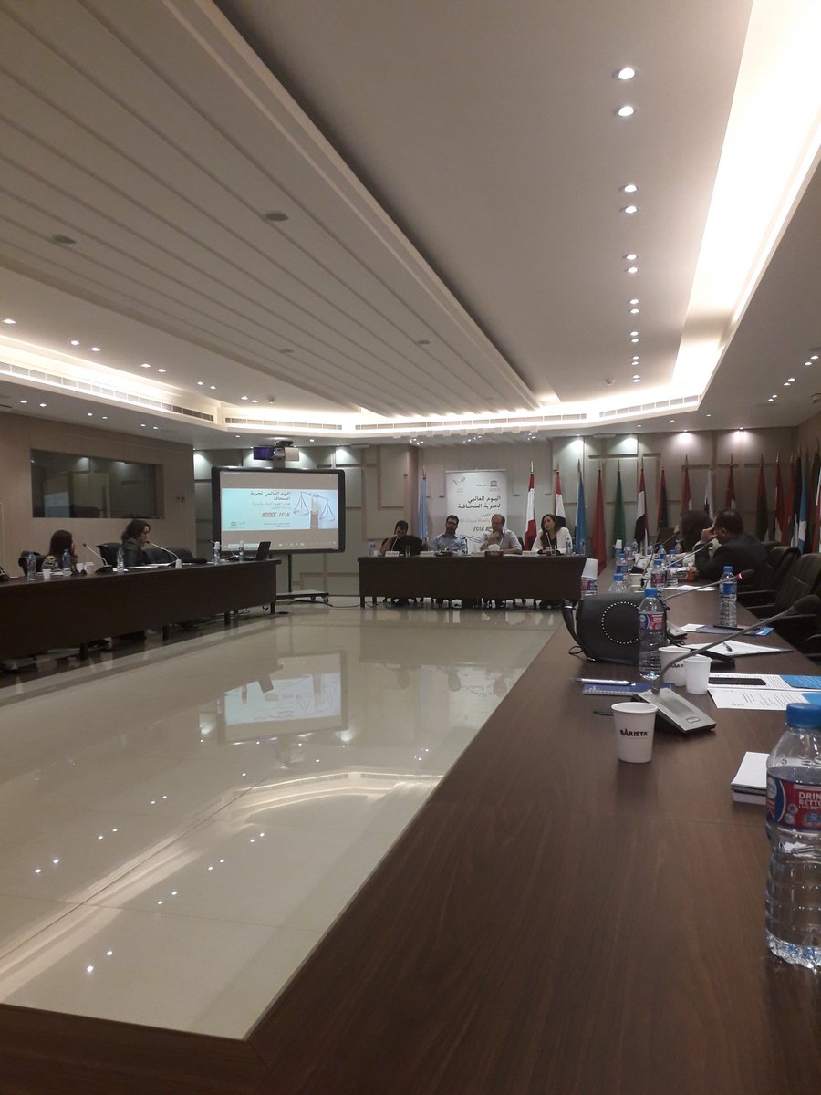 NourMheidly's tweet photo. If opinions are right or wrong is not the issue; the issue is whether or not we are free to express them. 
#WorldPressFreedomDay 
#Lebanon 
#conference #onesco https://t.co/UxViq1poMs
