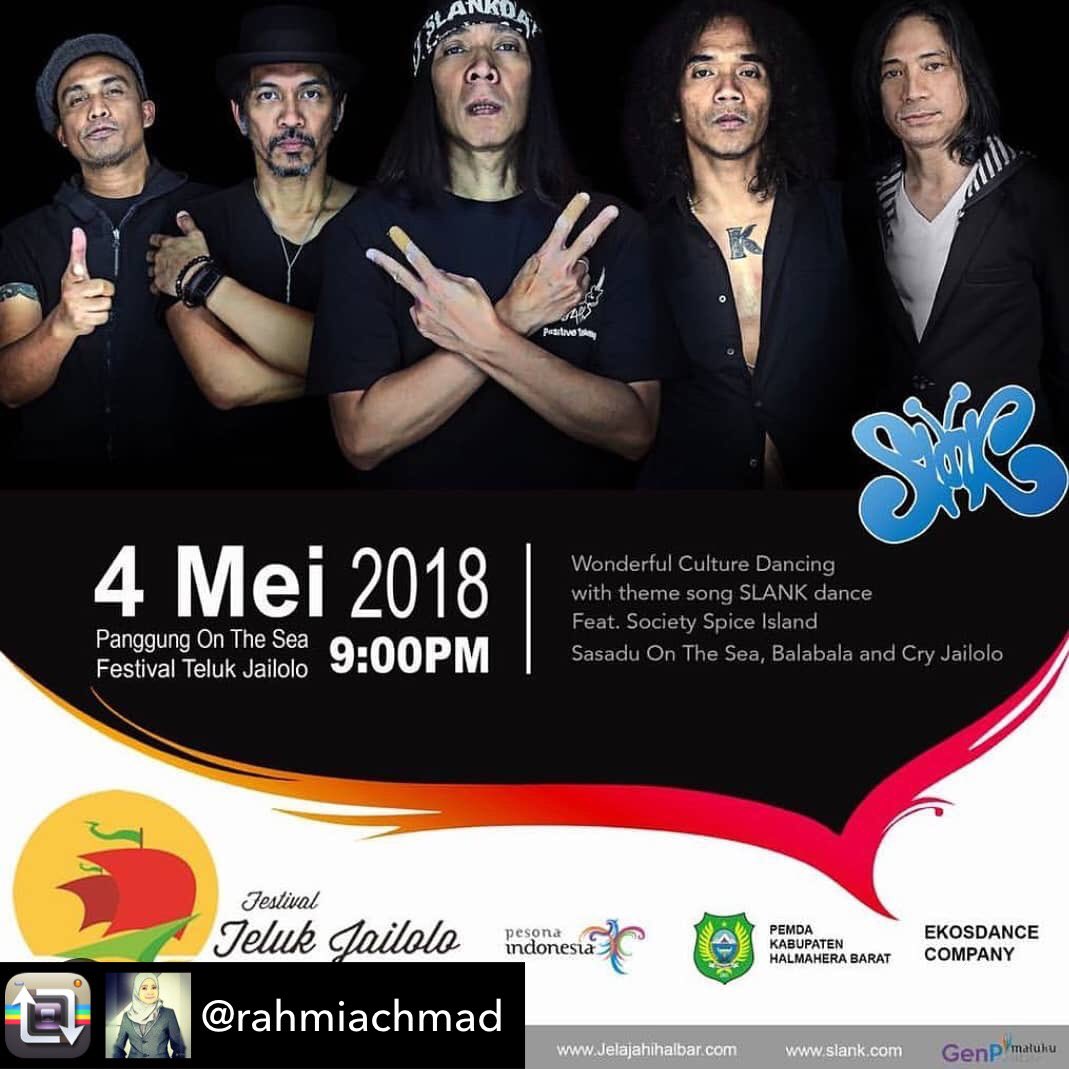Besok malam, SLANK di Panggung Festival Teluk Jailolo #festivaltelukjailolo <a href="/jailolofest/">FestivalTelukJailolo</a> #ekosdancecompany #jailolo #slank
