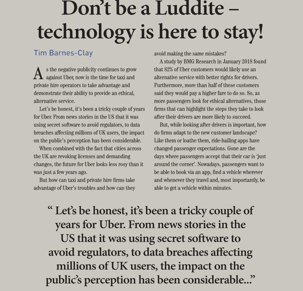 yourdriverfrank's tweet photo. An interesting article from @carwriteups and credit to Tim on this. The BMG stats don’t stack up, consumers/riders/passengers or whatever drivers want to call them are 90% price driven. #buildyourownbusiness #therearealternatives #ubernomore #privatehireuk #minicabs https://t.co/J5O2EfuMlD