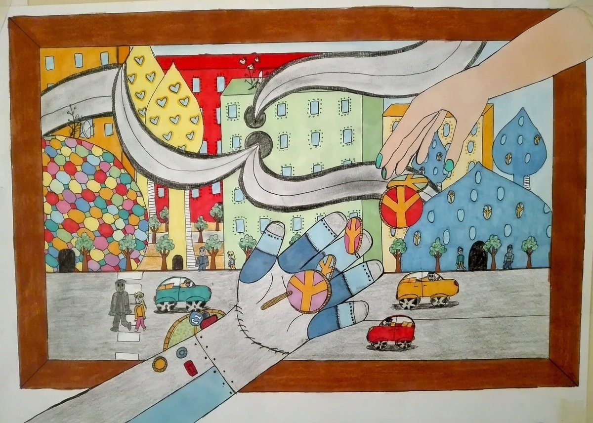 "Il futuro della pace" nelle mani e nei sogni di giovani disegnatori. 
Galleria di creazioni di Simona76 e dei suoi studenti #disegno e #ScrivoArte #Creatubbles community 
ctbl.es/BAHcKkvD/it