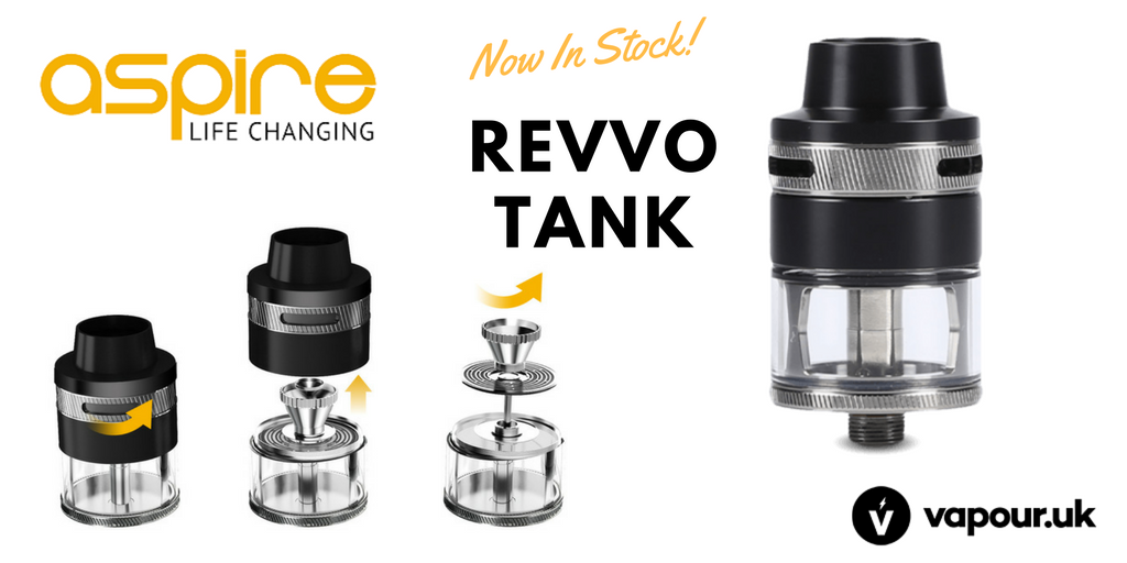 uk_vapour's tweet photo. Looking for plenty of clouds and amazing flavour? The Aspire Revvo tank is one to try!😎💨 👉🏻https://t.co/C9XfoRJUiV #vape #tank #revvo #aspire #vaping https://t.co/maqVTMHmS6