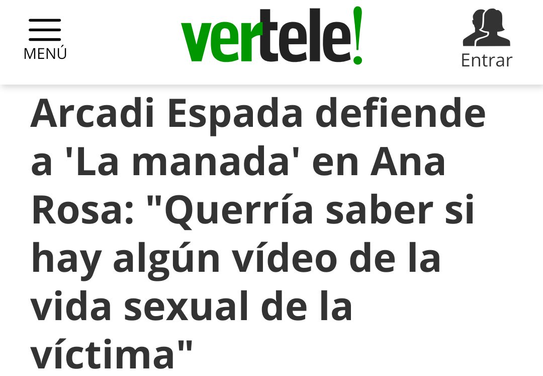 eljueves's tweet photo. Querríamos saber si hay algún vídeo del imbécil de Arcadi Espada donde no provoque ganas de vomitar. https://t.co/xUdRJFkxeP