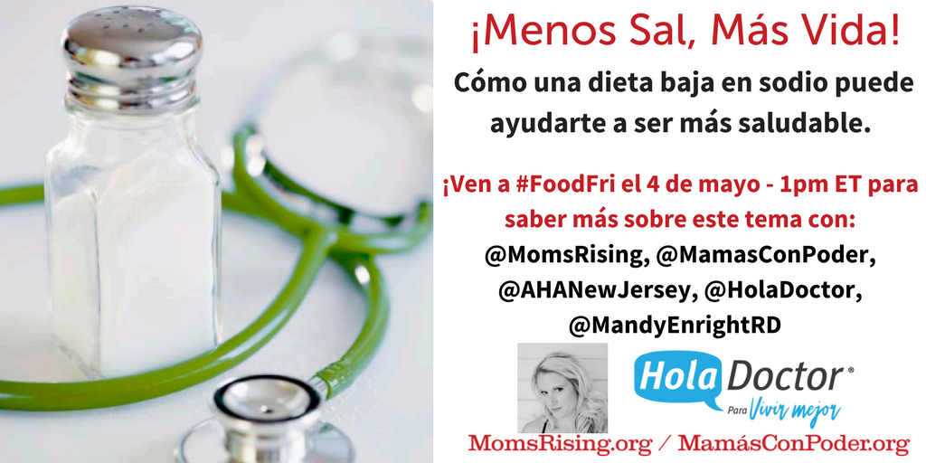 GoRedLatino's tweet photo. Somos lo que comemos, una dieta Baja en sodio es un buen "medicamento" para prevenir o controlar la presion alta. #FoodFri @MamasConPoder @mamasporelmundo @justivaluc1 @chefjoseandres @kpvivabien @AHA_Vida @LATISM #LifeIsWhyNJ #GoRedLatino https://t.co/2luh4oS34J