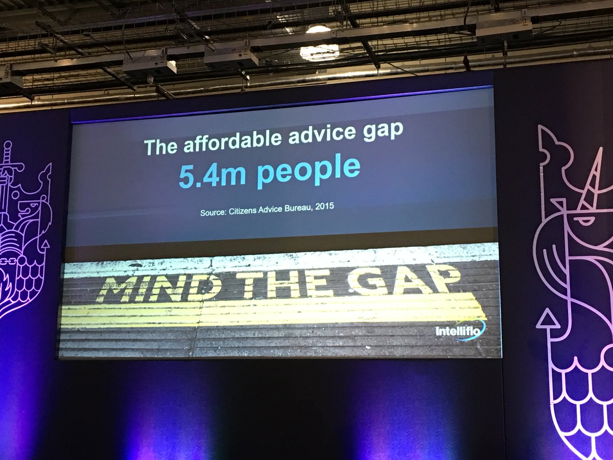 LifePensionShef's tweet photo. #CAB identified that 5.4m people need advice but don’t receive it. @pfsconf #PFSYorks @IntellifloLtd #mindthegap https://t.co/BK0nVmQrrS