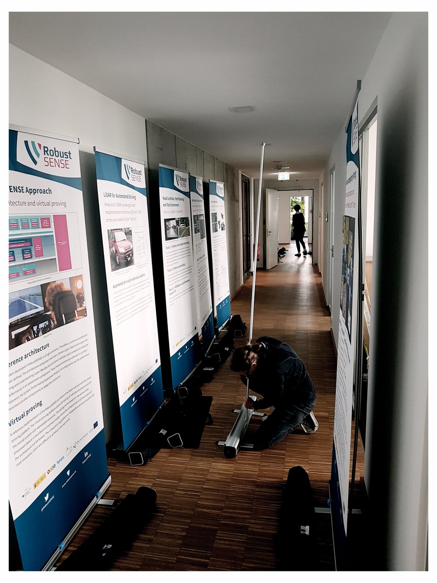 Things are coming together and pieces are falling into place. Preparations for the RS Final Event are ongoing. 12 days to go. @fraunhoferfokus @FZI_official @SolutionsTour @FICOSA_Int @Daimler @BoschPresse @Oplatek_Oy @modulight @VTTFinland @AVL_List @matti_kutila