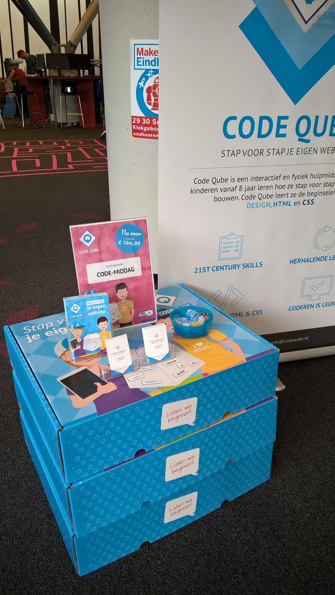BiebBreda's tweet image. Onze @CodeQube middag ga zo dadelijk van start. Wij zijn benieuwd naar wat de deelnemers hiermee gaan maken,