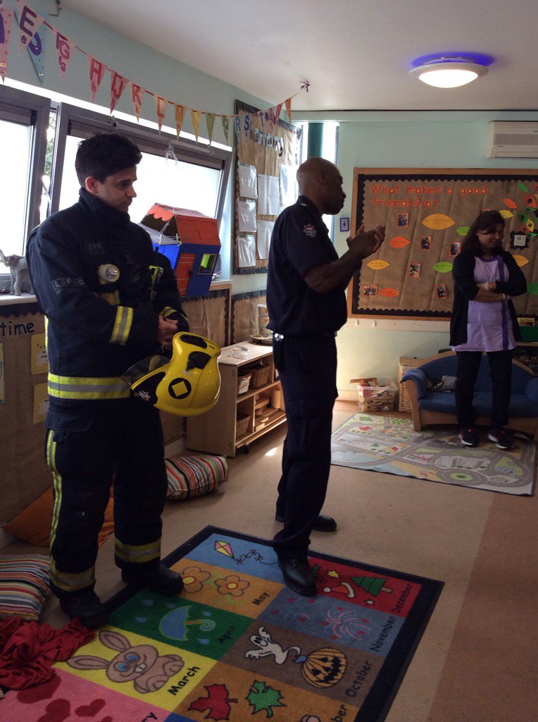 MagicWhetstone's tweet image. Question time with the Firemen. eyfs ICT, C&amp;amp;L, UW