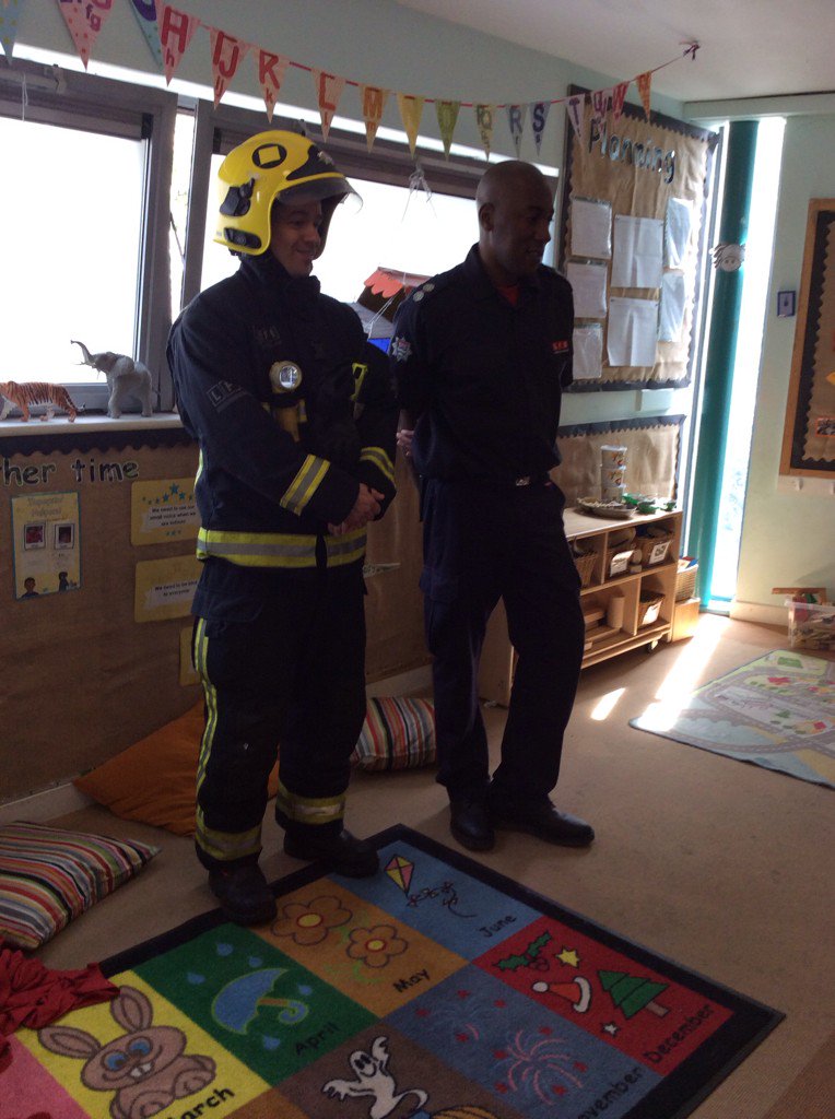 MagicWhetstone's tweet image. Question time with the Firemen. eyfs ICT, C&amp;amp;L, UW