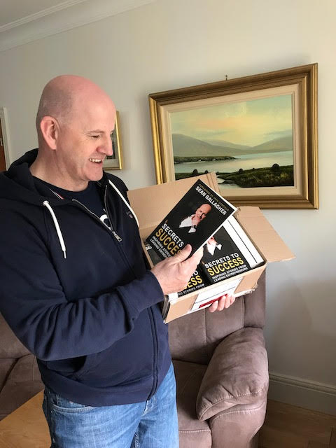 seangallagher1's tweet photo. Look what’s just arrived ! Excited to see the first consignment of my new book; Secrets to Success. Inspiring Stories from Leading Entrepreneurs. Grateful for the many entrepreneurs that have shared their stories https://t.co/lBfW7azNFd