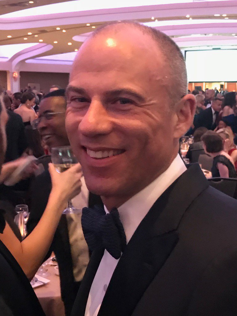 JCBua's tweet photo. Rudy! Rudy! Rudy! Thanks for the #WHCD18 photo @MichaelAvenatti https://t.co/Mgm2yv0RAk