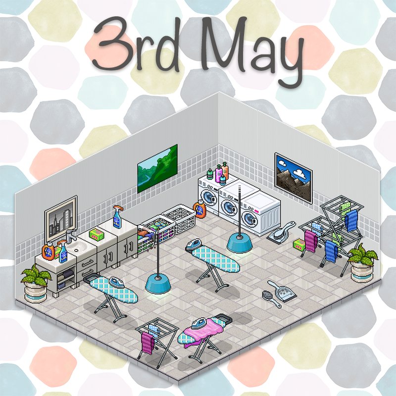 JayLiPops's tweet image. 💎 Follow &amp;amp; Retweet to win the Habbo Laundry Bundle (WITH badge) 💎
💎 Ends Sunday 6th May 15:00 GMT + 8 💎
💎 P.S. If you ever won anything this year from ME, don't RT because am not in the mood to gift the same person again. Give others a chance please~ 😊 💎