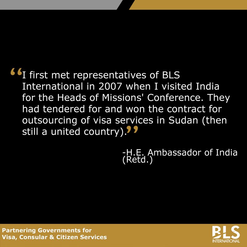 BLS International tweet media