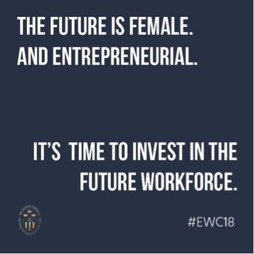 SACCNewYork's tweet photo. Entrepreneurship – how investing facilitates job creation: welcome on stage: some of #Sweden's most prominent entrepreneurs and investors: Lena Apler, @SusanneNajafi, @maria_mahl and Jessica Löfström #eWc18 #SACCNY https://t.co/Icog3GecT9