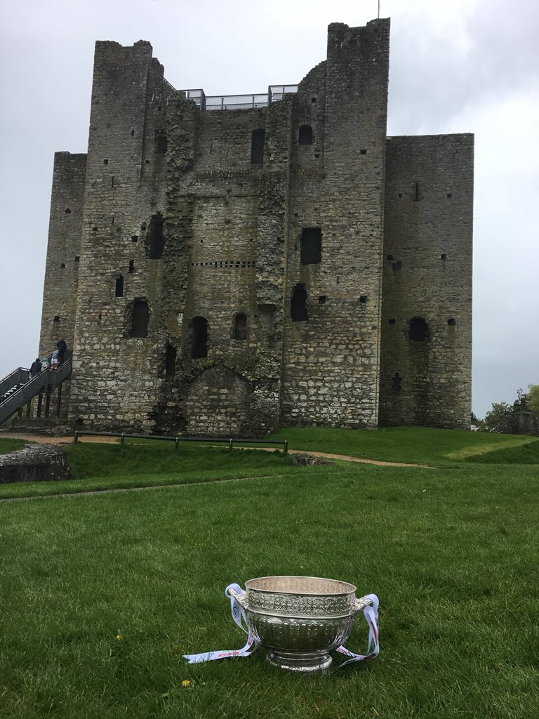 The Delaney Cup arrived at <a href="/trimcastleopw/">Trim Castle OPW</a> today with members from the Leinster GAA teams for the launch of the Leinster Championship #gaa #leinstergaa #opwireland #meathgaa #stayintrim
