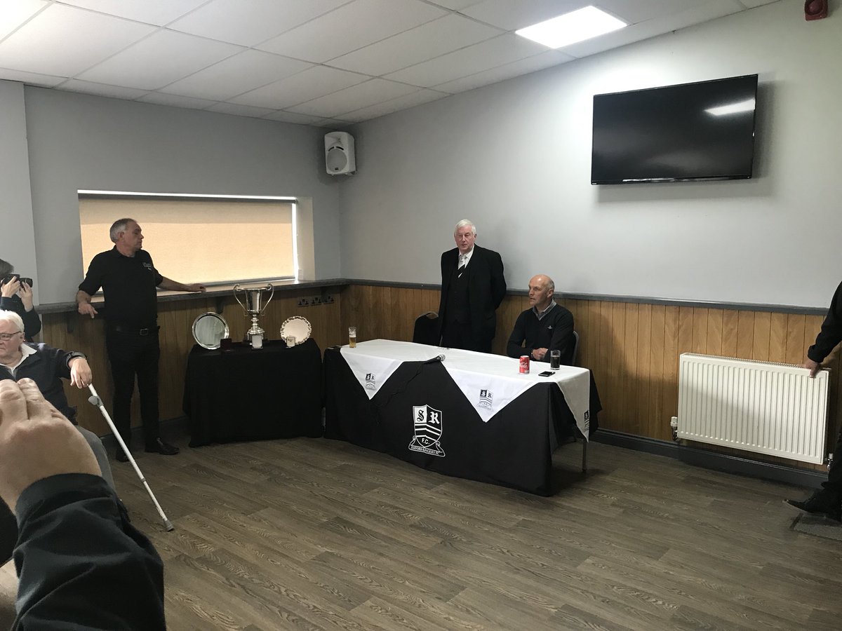 At <a href="/SRFCofficial/">Stafford Rangers FC</a>, where former player Steve Burr has been unveiled as their new manager. #boro
