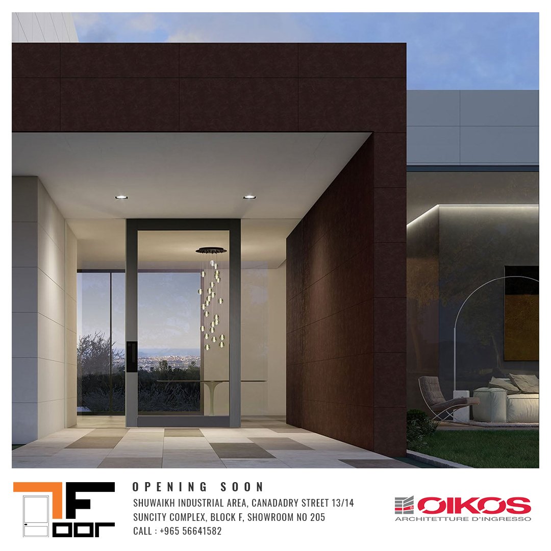 TFourplus's tweet photo. Oikos Exterior Doors | Nova | T Four Doors | Opening Soon @ Shuwaikh SunCity #TFourDoor #Kuwait #Oikos https://t.co/KScyoch83t