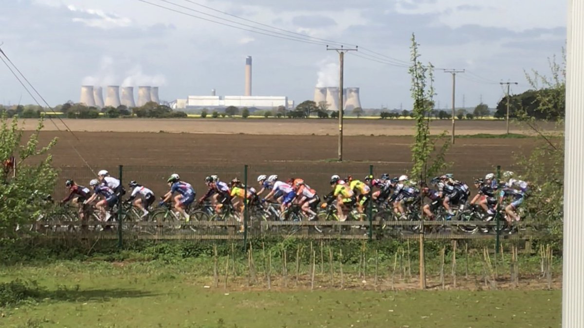 TimlocBP's tweet photo. The team here were so excited to see #TourdeYorkshire ride right by @TimlocBP 
#Yorkshire #TrustTimloc https://t.co/oZ88PcY9Jy