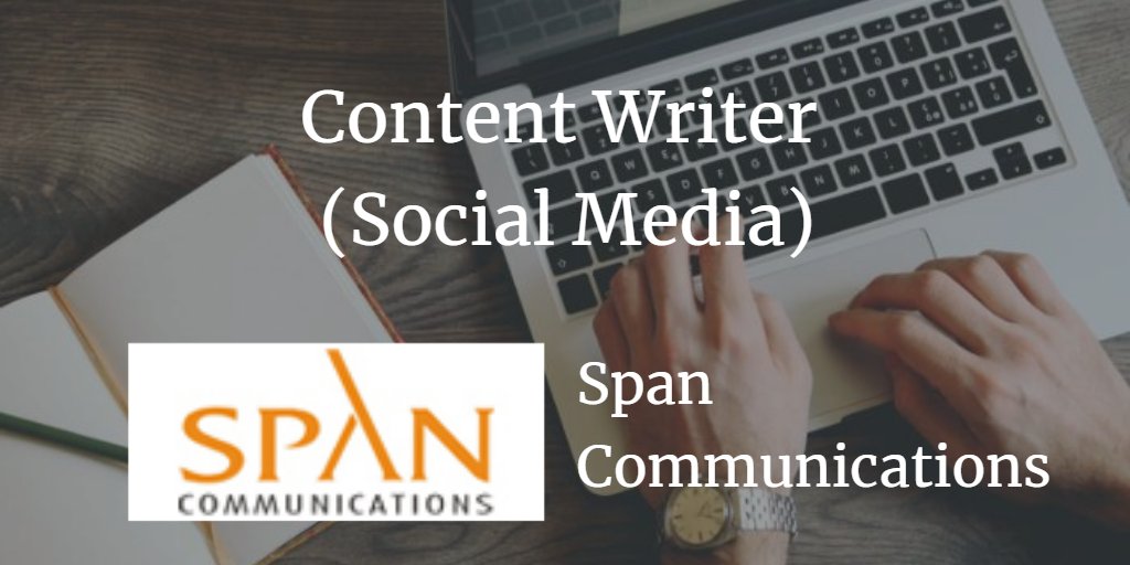 Jobswitch's tweet image. Content Writer (Social Media) at Span Communications
#ContentWriterJob
#jobswitch
jobswitch.in/job-details/co…