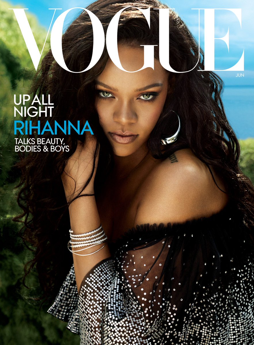 ModniDny's tweet photo. See #Rihanna’s #Vogue Cover, Photographed By Mert Alas and Marcus Piggott https://t.co/pzuSEeutoU