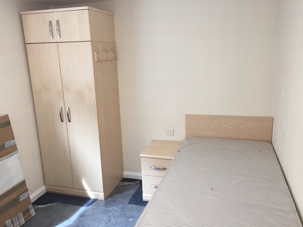 IC_Malcolm's tweet photo. Works progressing to @durham_uni @HatfieldCollege “Jevons Building”. Bar fit out, glazing, bedroom furniture ongoing. https://t.co/I4bx6JzHUw