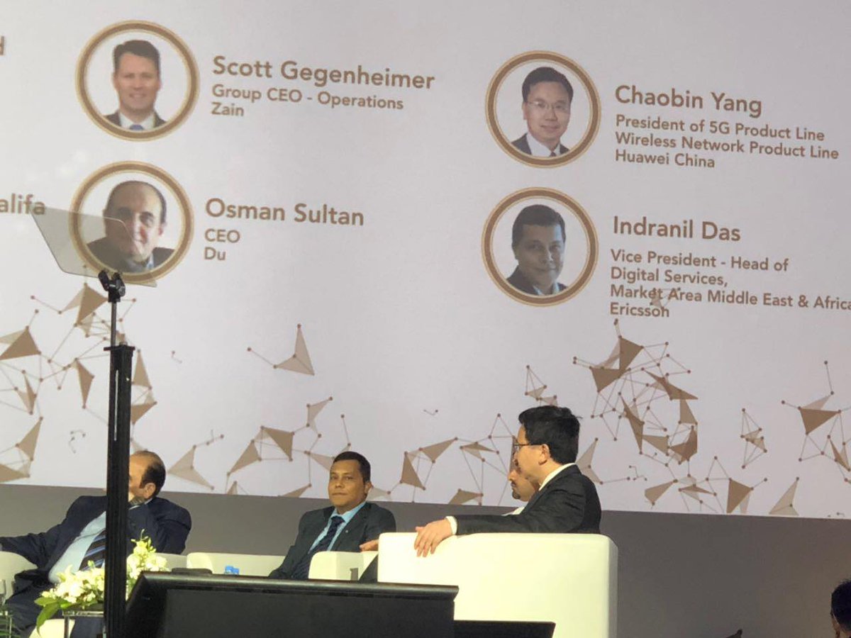 EricssonMEA's tweet photo. Our Head of Digital Services, Indranil Das, at @SAMENAcouncil's Telecom Leaders' Summit 2018, highlighted that “By accelerating digital transformation, consumers will enjoy enriched experiences. This evolution is happening today and paving a fruitful journey to #5G” #EricssonLive https://t.co/eMjZYjLRFq