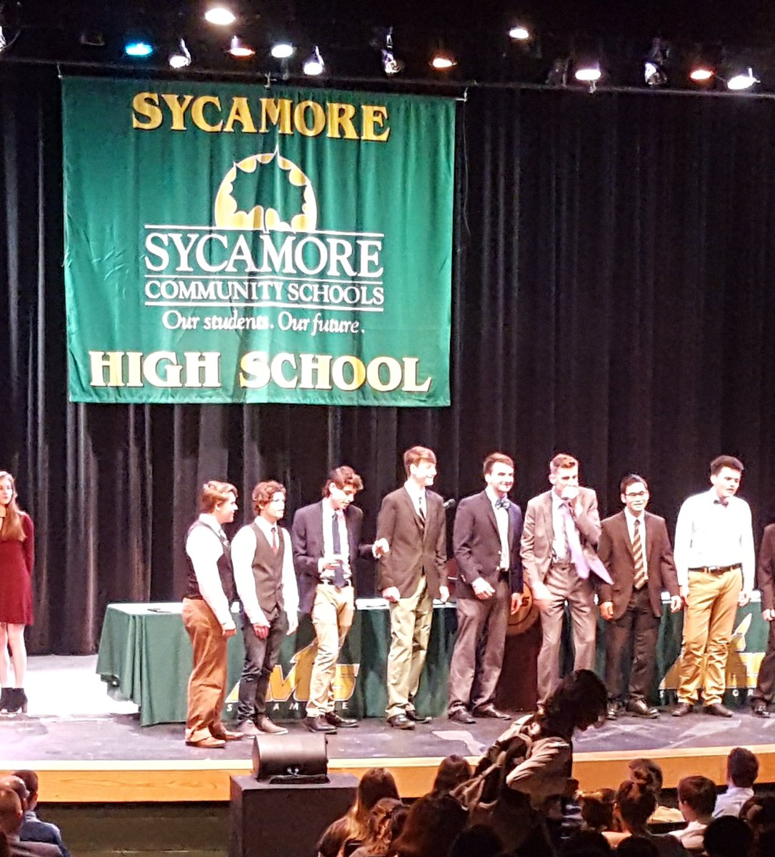 econcole's tweet photo. Madrigal kicking off the Underclass Awards https://t.co/p0R34Ce69N