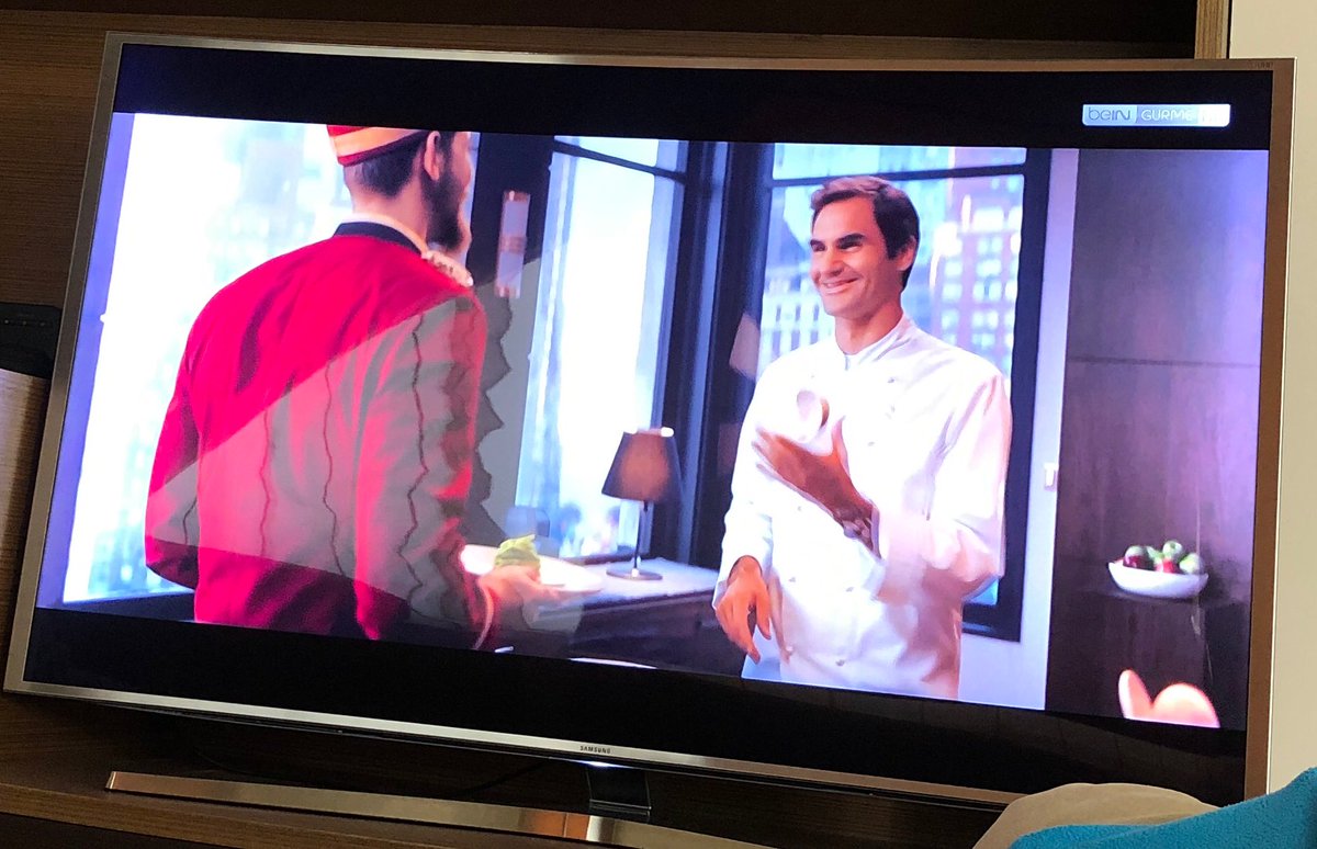 micikeyn's tweet photo. I just LOVE seeing @rogerfederer 's Barilla commercial on TV. #missinghimlikecrazy ❤️🍝 https://t.co/EpbewbWZ4z