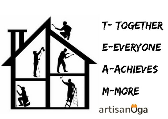 artisanoga's tweet photo. Collaboration gives room for individuals to capture each other's collective intelligence.
At artisanOga, we believe in team work.
Visit https://t.co/rC8Q7r0Tjf to hire artisans nearest to you.
#Artisan #artisans #skills #SkillsON2018 #Painter #mechanic #Skillpro https://t.co/nKEjz5b9Nq