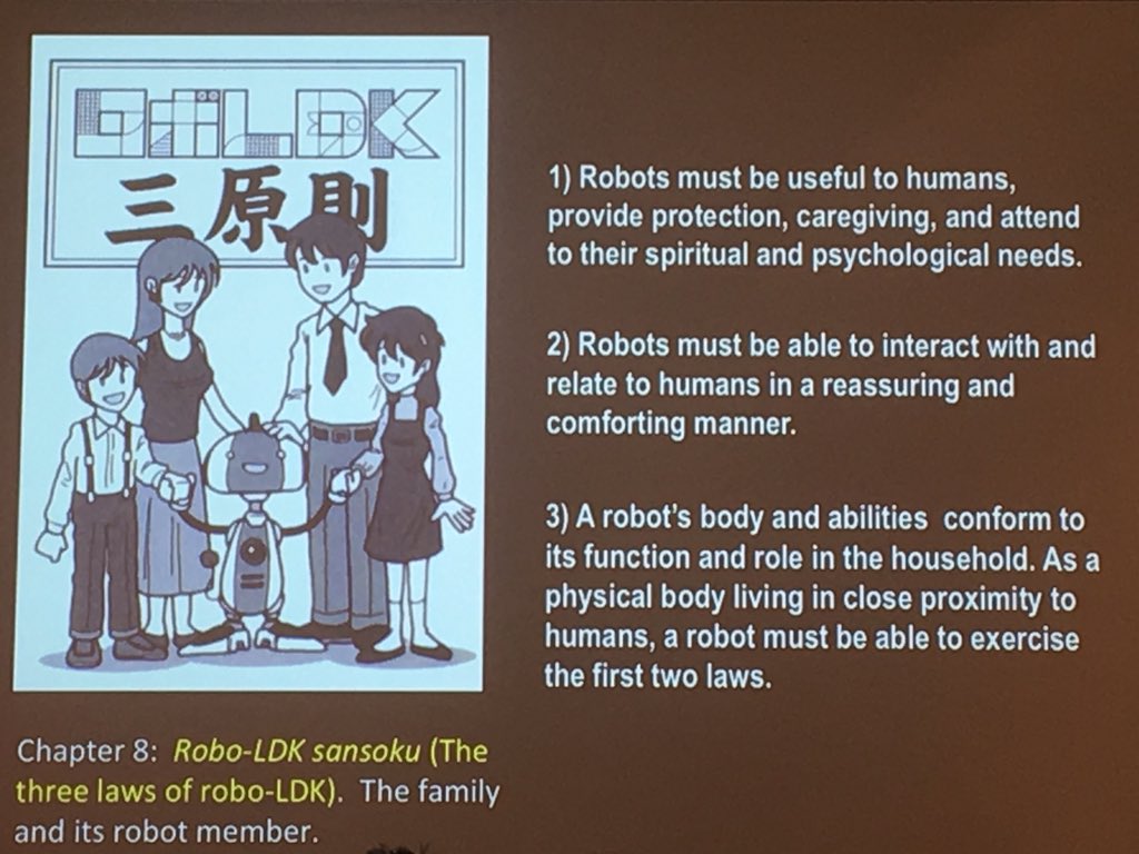 antropologerne's tweet image. Recent guides for living with family robots assume that ethical guidelines are inherent in inclusion in a family setting. No such guides have yet been written for family robots in Europe and America. ~Jennifer Robertson #AnTech #anthrotech